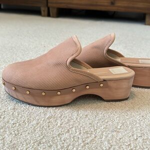 Dolce Vita Clausen Studded Nubuck Suede Clogs
